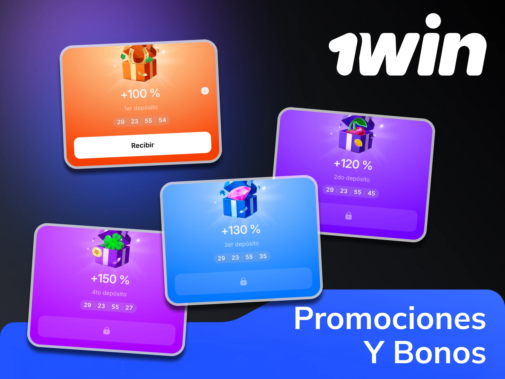 Accede al programa de bonificaciones de la plataforma 1win.