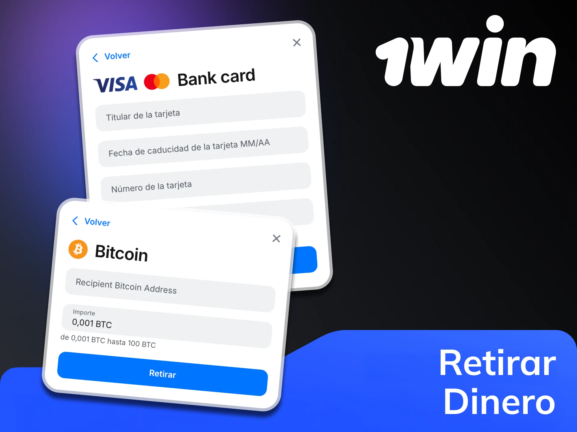 Retira tus ganancias de forma rápida y segura en 1win.