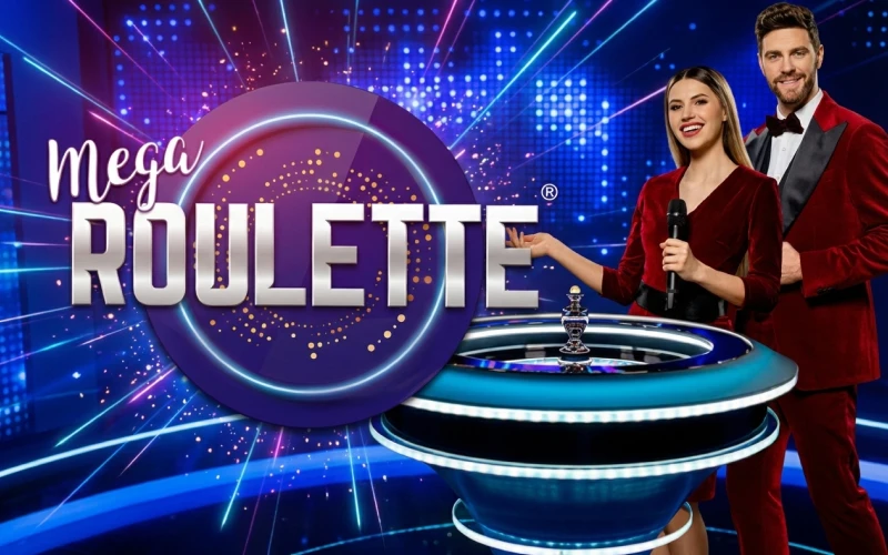 Mega Roulette vous offre des multiplicateurs augmentés chez 1win.