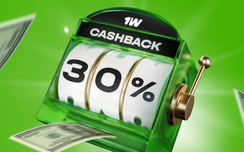 Récupérez une partie de votre argent grâce au bonus cashback 1Win.