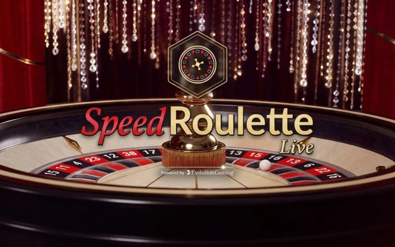 Start playing classic Speed Roulette game at 1win live casino.