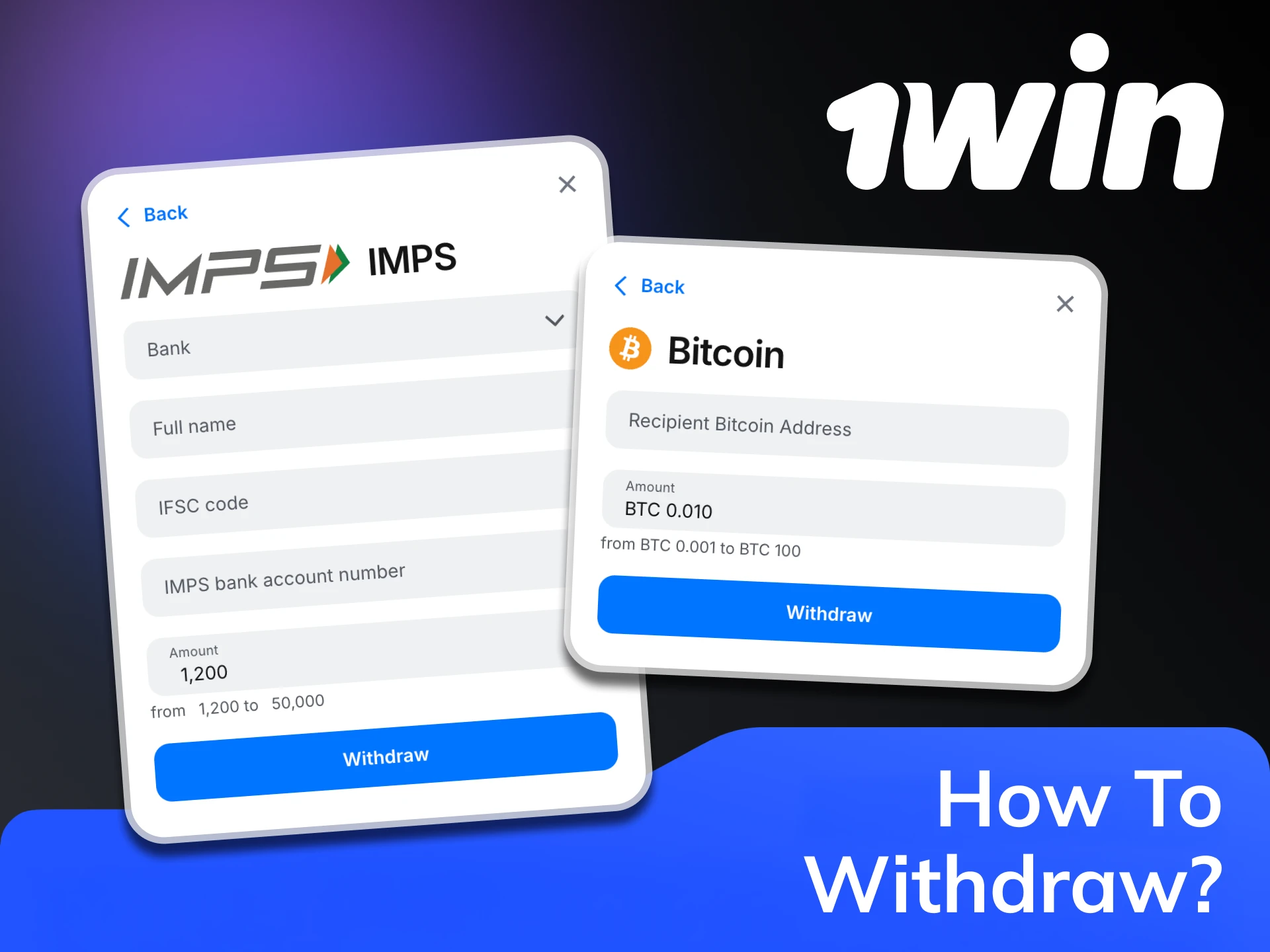 Withdraw your winnings with secure 1win methods.